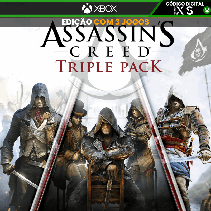Assassin's Creed Triple Pack | Código - Xbox