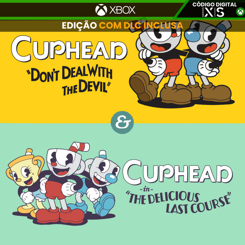 Cuphead + The Delicious Last Course | Complete Edition | Código - Xbox