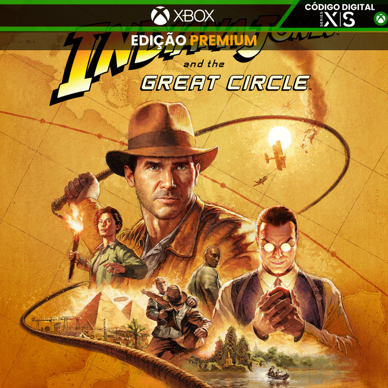Indiana Jones e o Grande Círculo | Premium Edition | Código - Xbox
