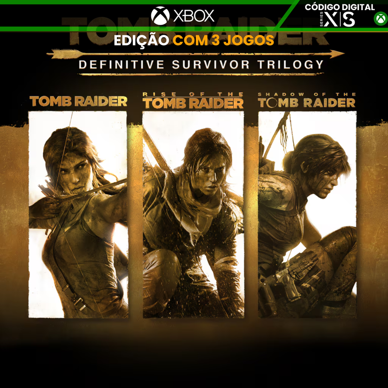 Tomb Raider: Definitive Survivor Trilogy | Complete Edition | Código - Xbox