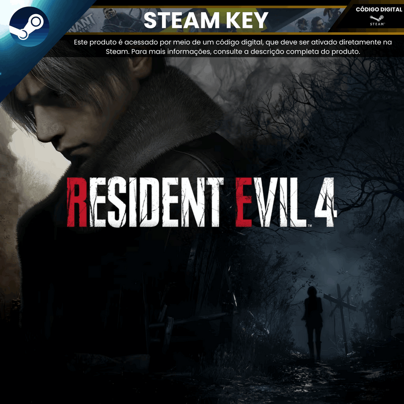 Resident Evil 4 Remake | Steam Key - Código Digital